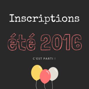 Inscription ete