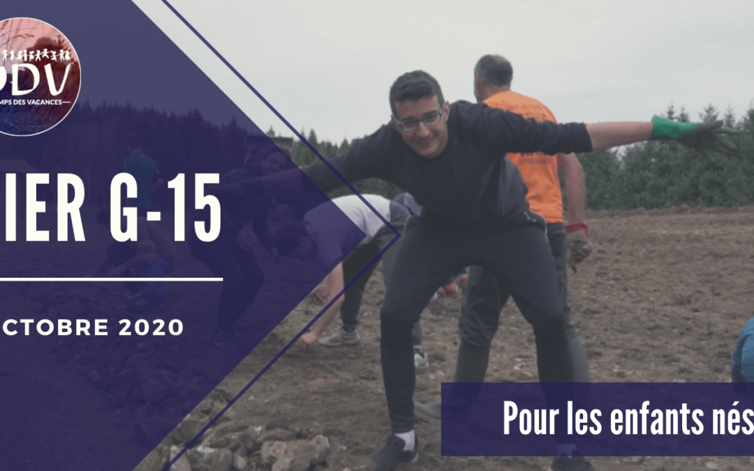 Chantier G15 : un projet pour les 15-17 ans