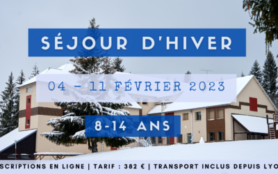 Séjour d’hiver 2023 : inscriptions ouvertes !