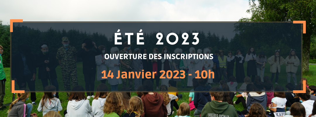 Inscriptions été 2023 : infos et dates